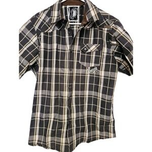 Ocean Current Original Special Brand Men's Size L Short Sleeve Button Down Shirt